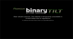 Desktop Screenshot of binarytilt.com