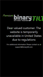 Mobile Screenshot of binarytilt.com